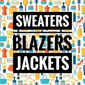 Cardigans, Sweaters, Jackets & Blazers